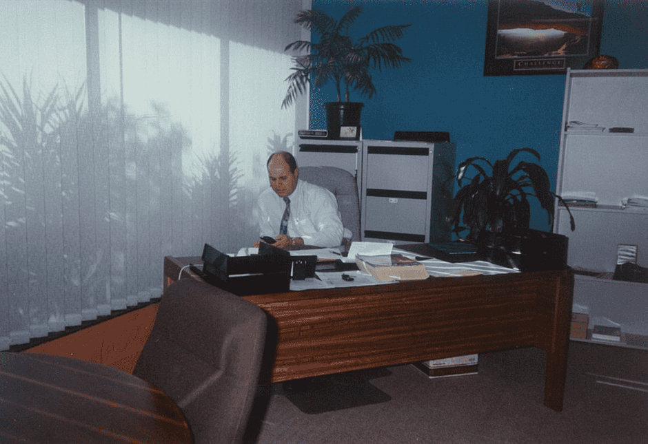 An old photo if a Northern Territory Regional Office established.
